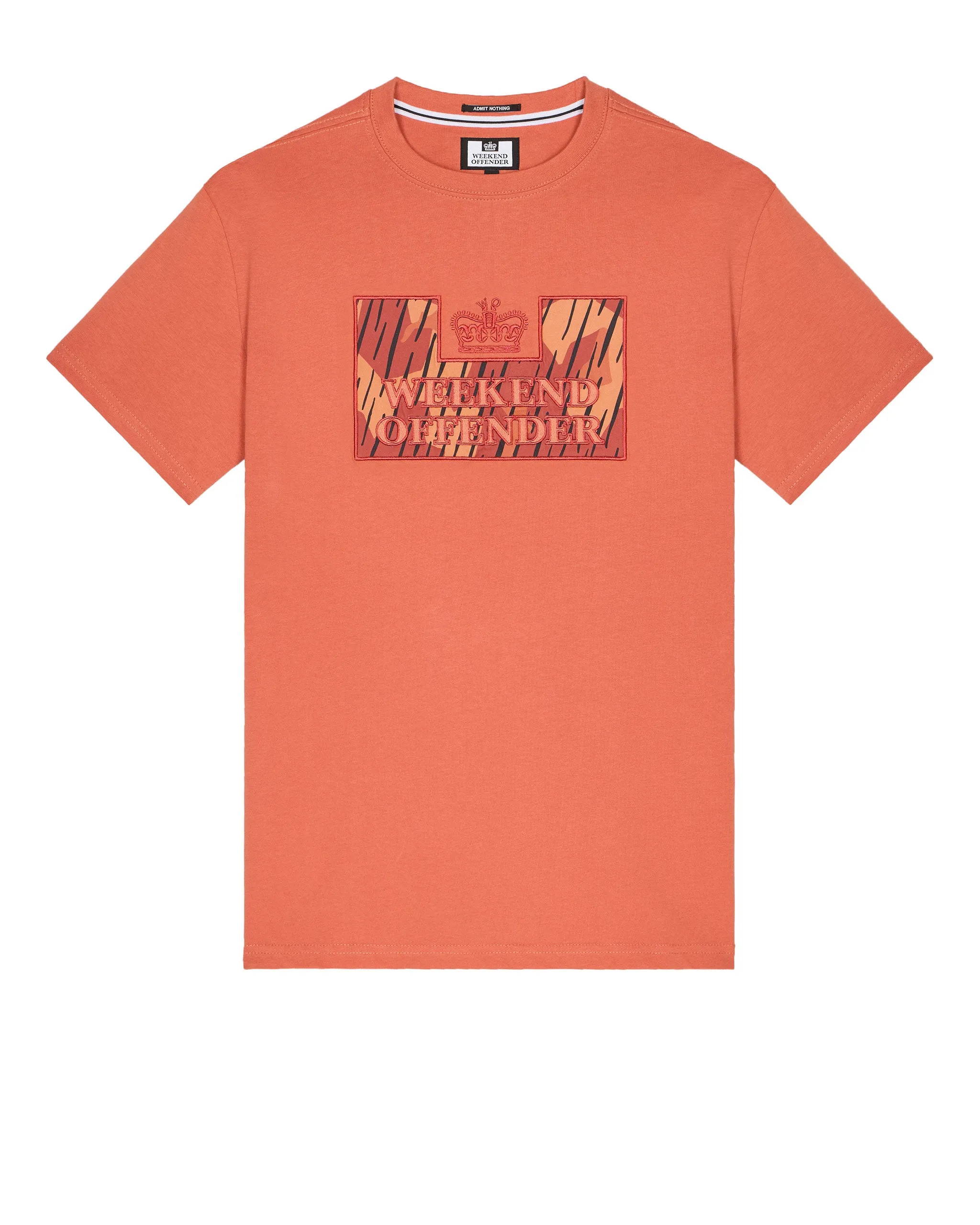 Noda Camo T-Shirt Uluru Orange Rain Camo