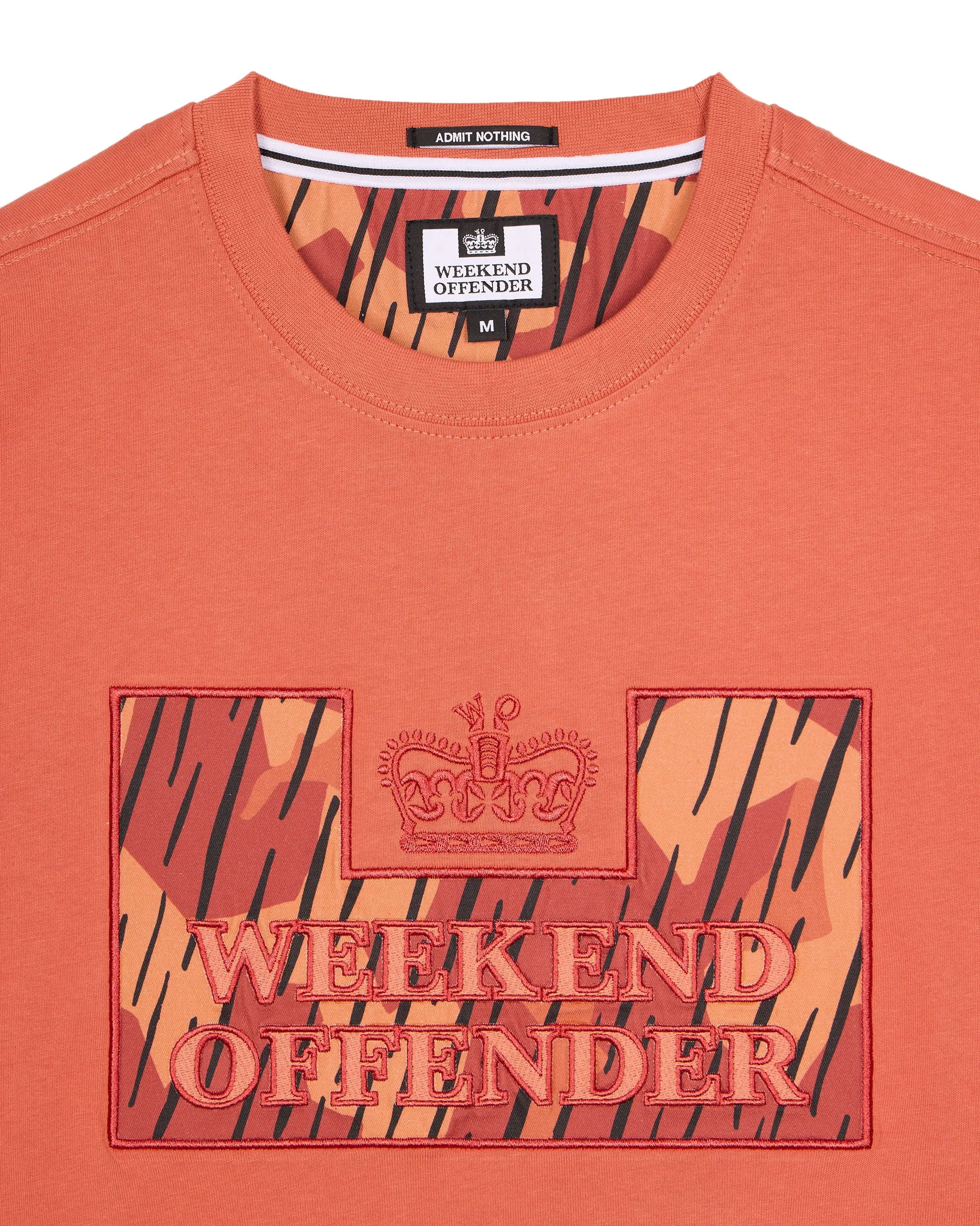 Noda Camo T-Shirt Uluru Orange Rain Camo