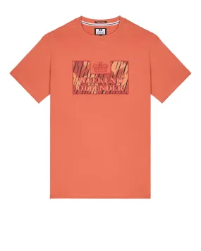 Noda Camo T-Shirt Uluru Orange Rain Camo