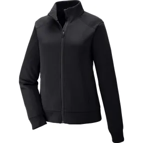 North End Women's Black Evoke Bonded Fleece Jacket