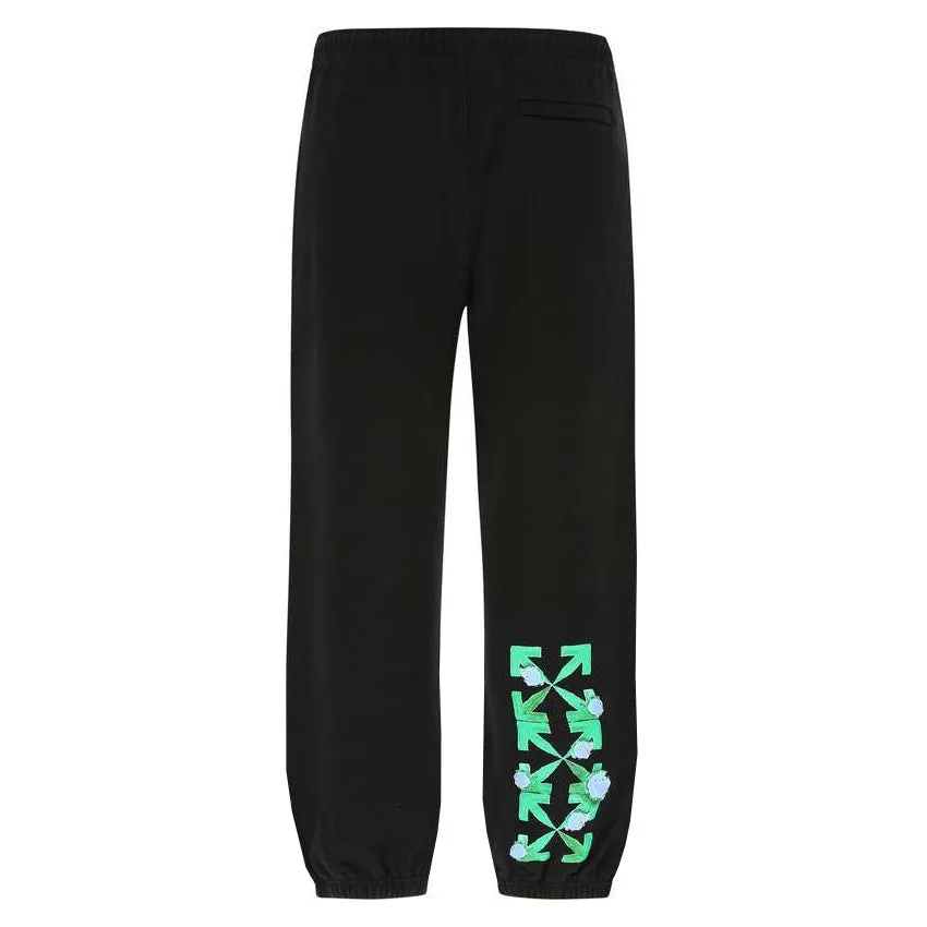 Off-White Black Tornado Cuffed Sweatpants