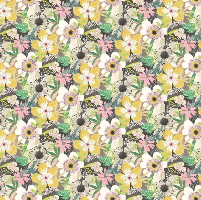 Ohpopsi Floral Riot Wallpaper