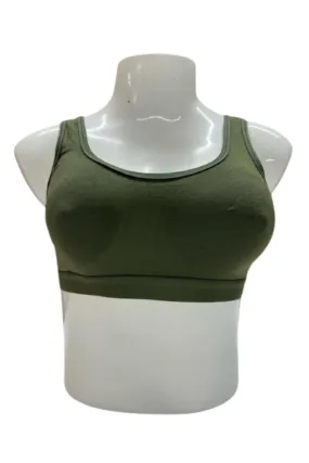 Olive Nakd Bamboo Lounge Bra