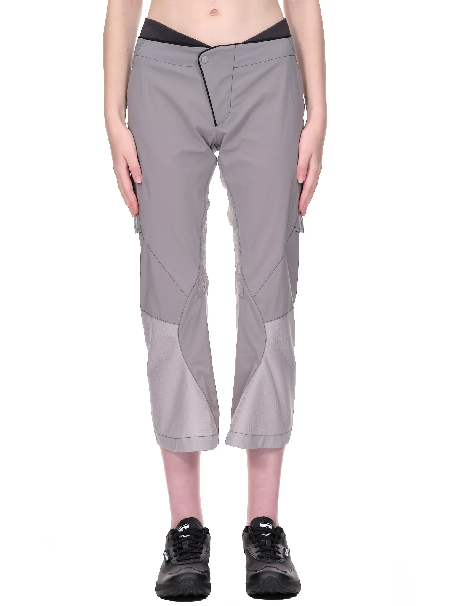 Panel Capri Trousers (PT5AB-ASH-BLUE)