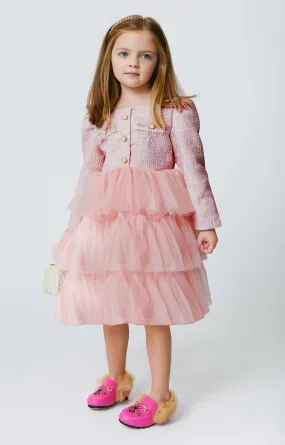 Pink Coco Tweed Dress