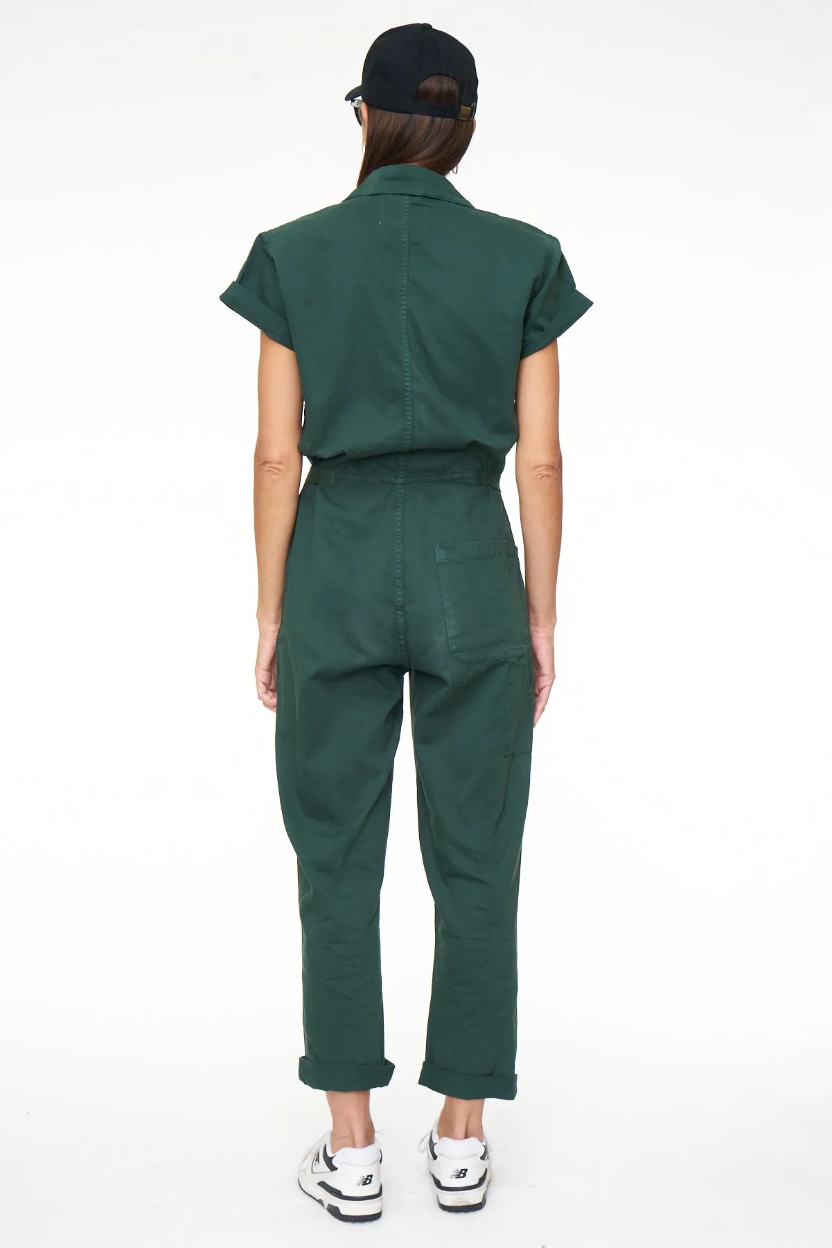 Pistola Grover Short Sleeve Field Worker Jumpsuit - Pine