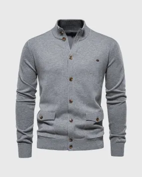 Premium Button-Up Cardigan