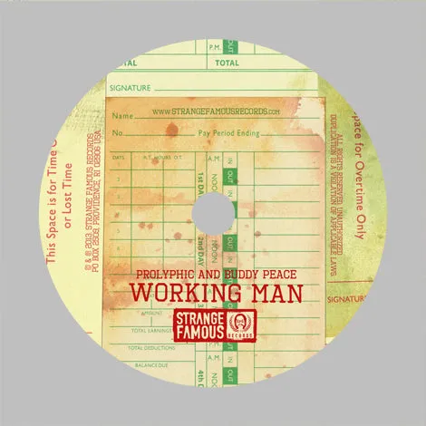 Prolyphic & Buddy Peace - Working Man CD