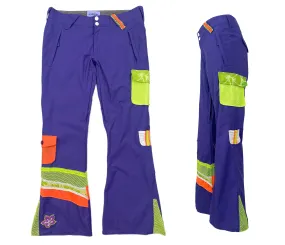 Purplexed Tech Mid-Rise Flare Cargos (L)