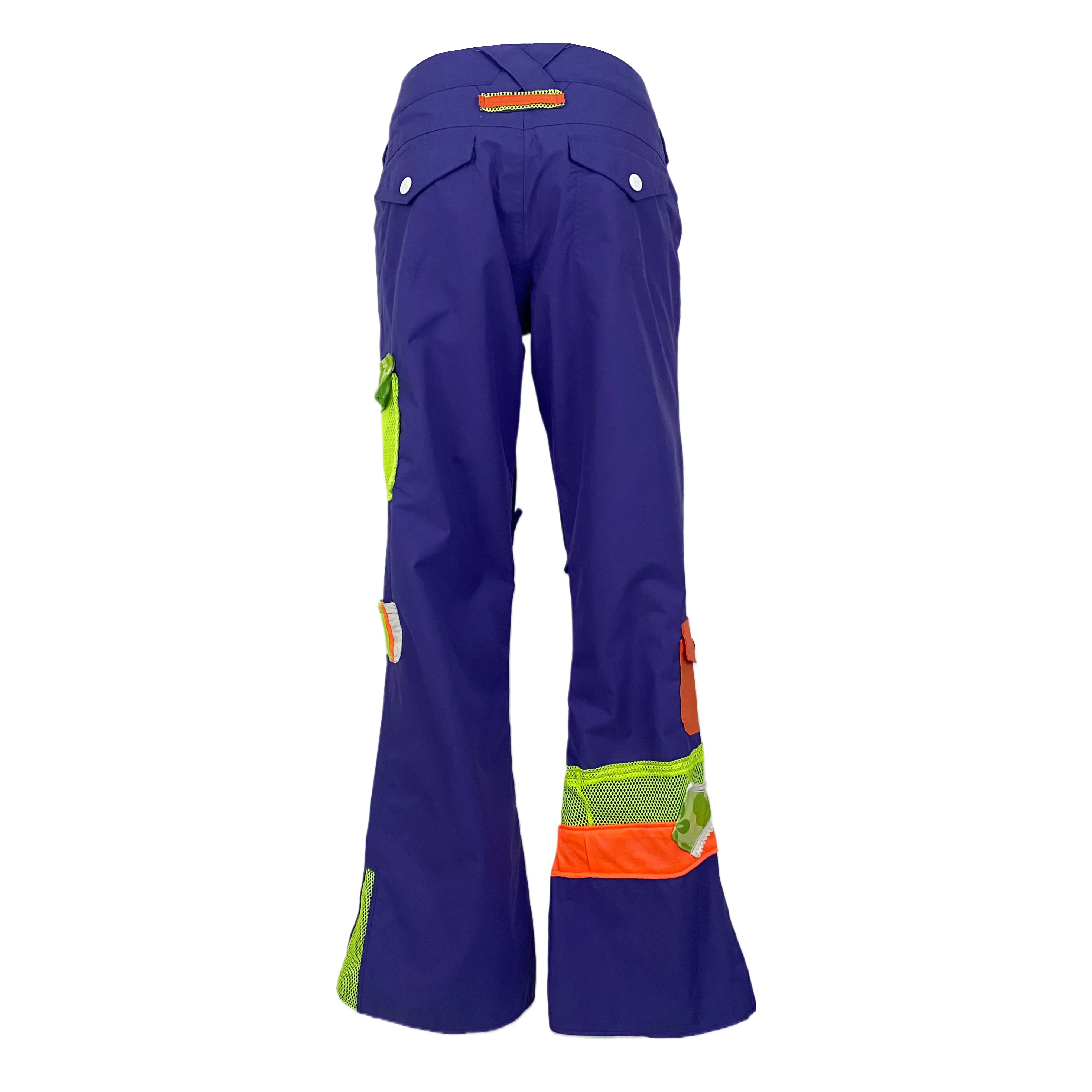 Purplexed Tech Mid-Rise Flare Cargos (L)