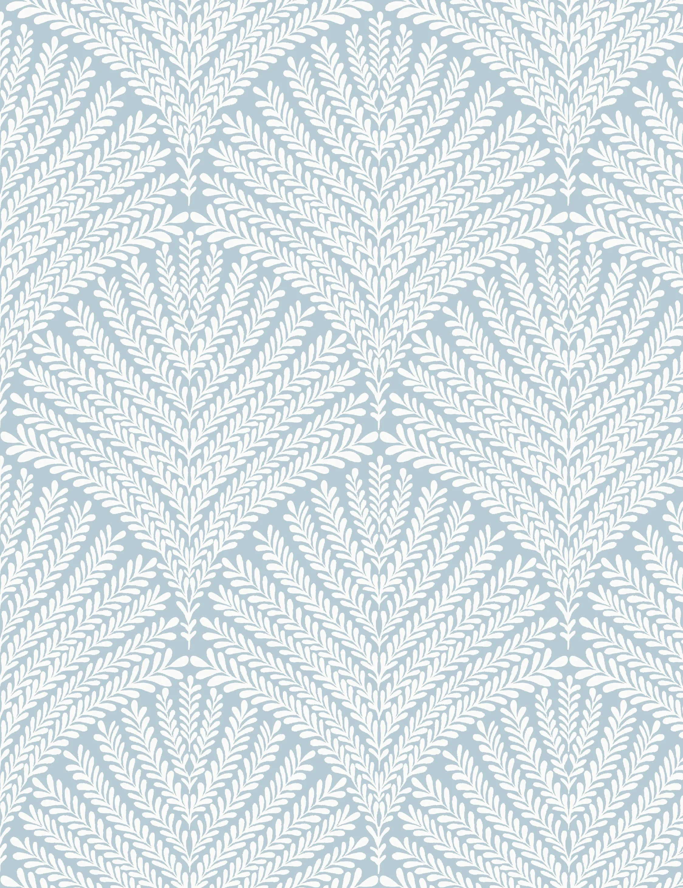 Rayna Wallpaper, Blue Swatch