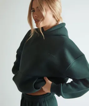 Relaxed Hoodie - Forest Green