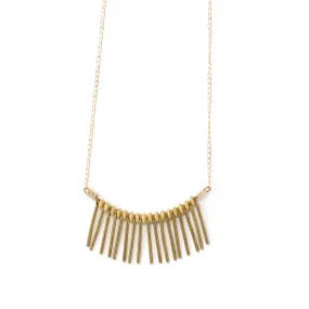 Rose Fringe Necklace