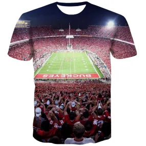 Rugby T shirts Men Power Tshirts Cool Game T-shirts Graphic Lawn T shirts Funny