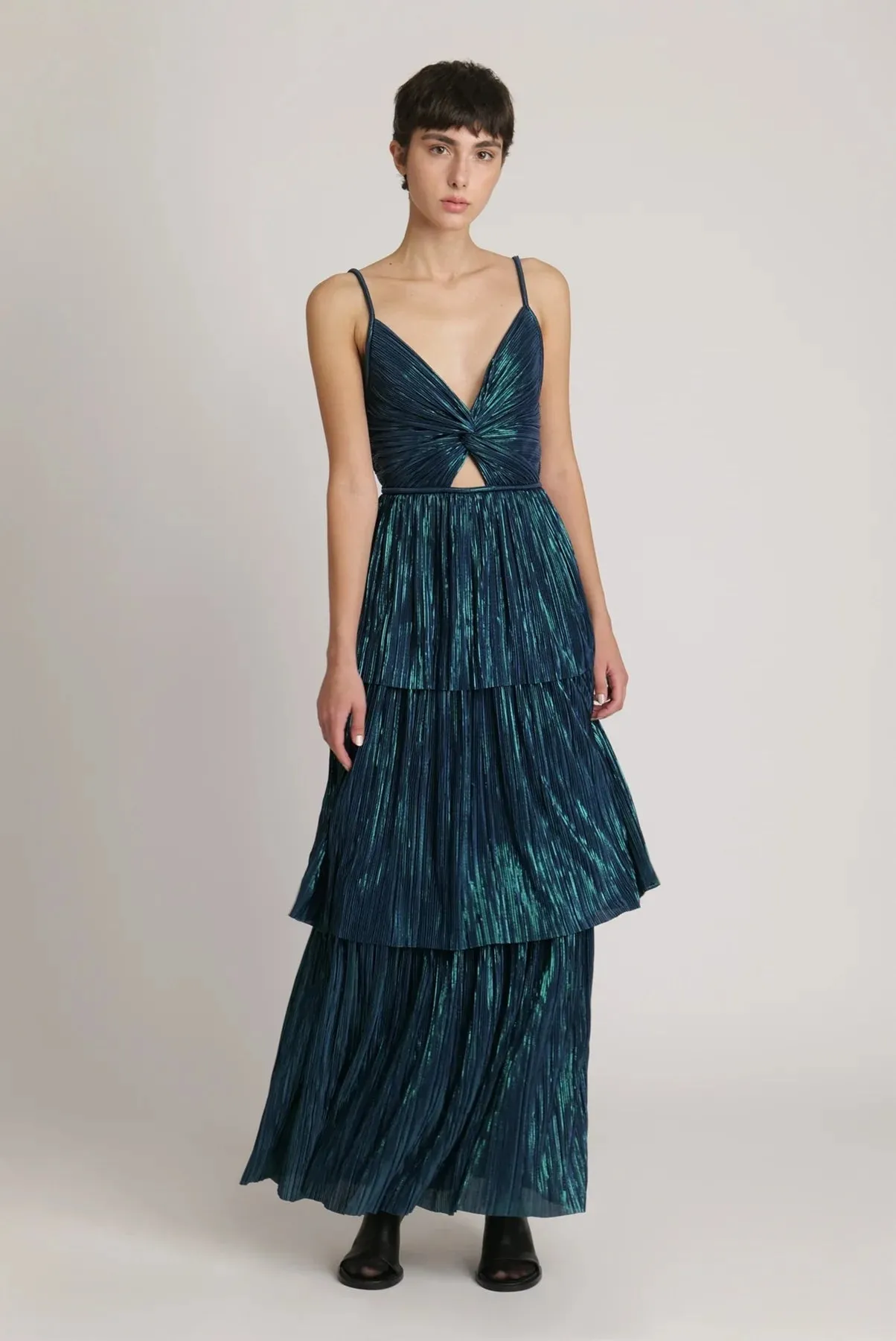 Sabina Musayev Doris Dress in Dark Ocean