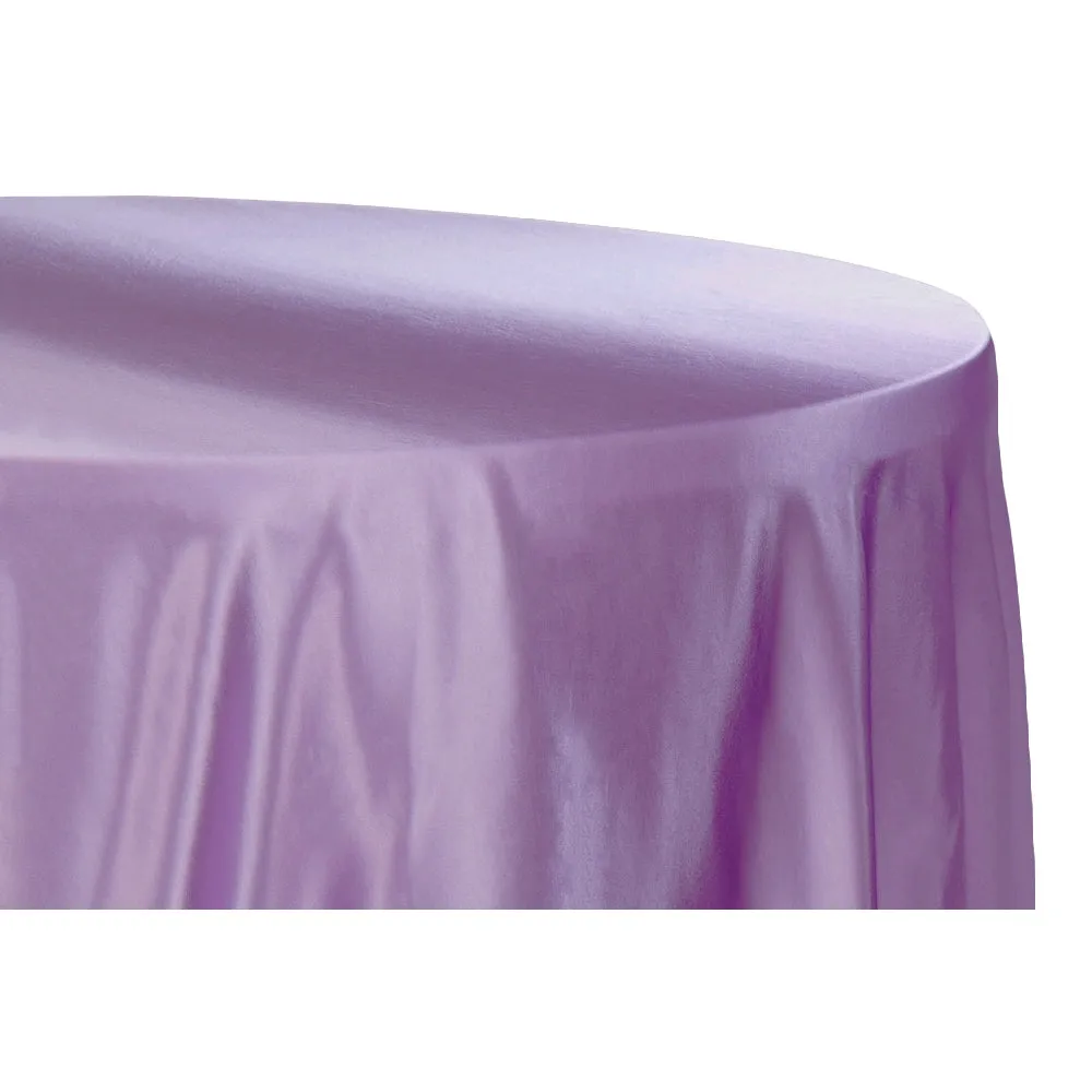 Satin 120" Round Tablecloth - Victorian Lilac/Wisteria