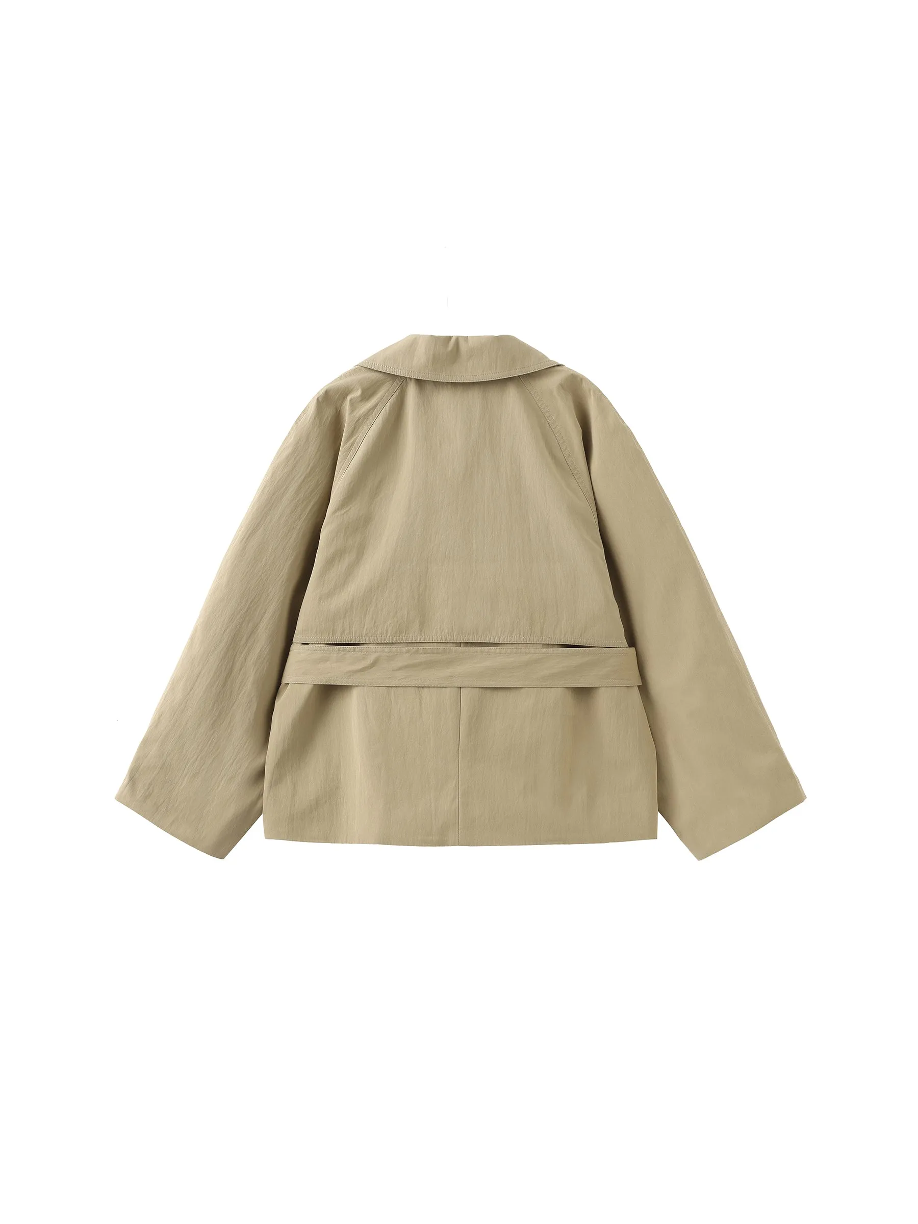 Short Hunting Trench Coat