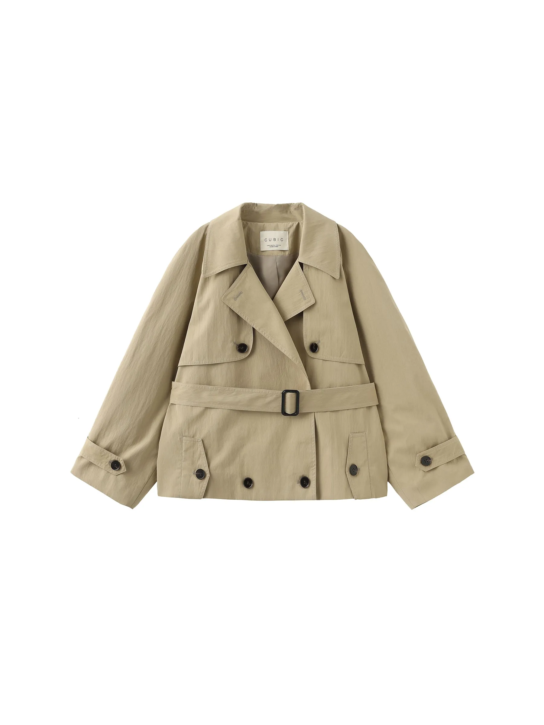 Short Hunting Trench Coat