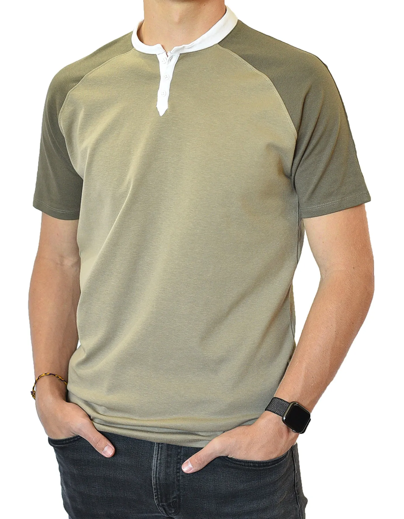 Short Sleeve Henley