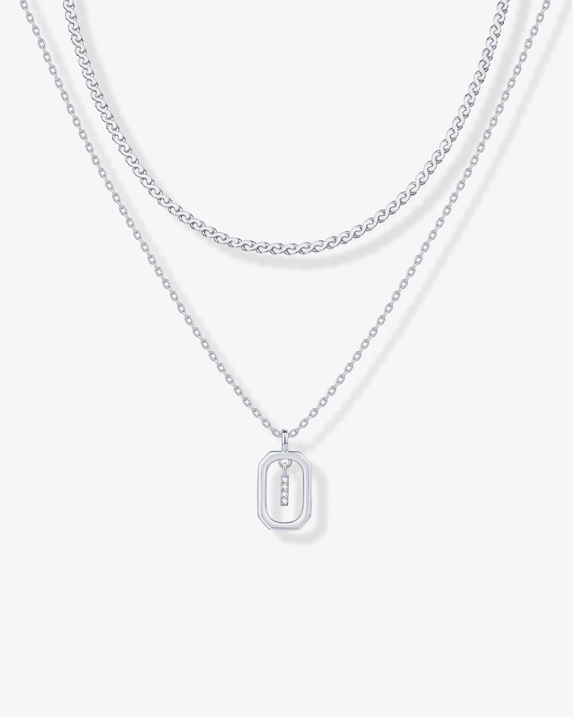 Singapore Initial Layering Necklace