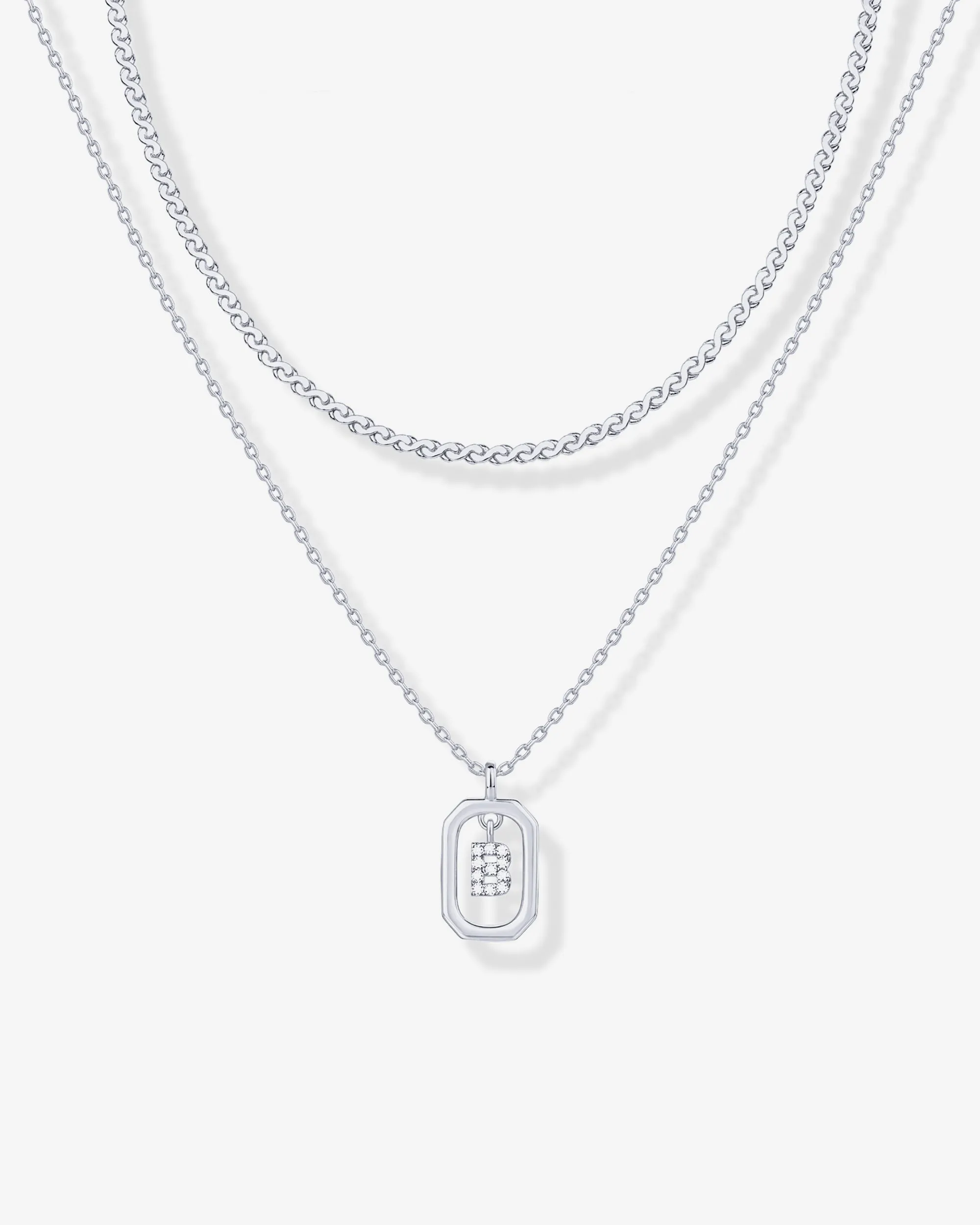 Singapore Initial Layering Necklace