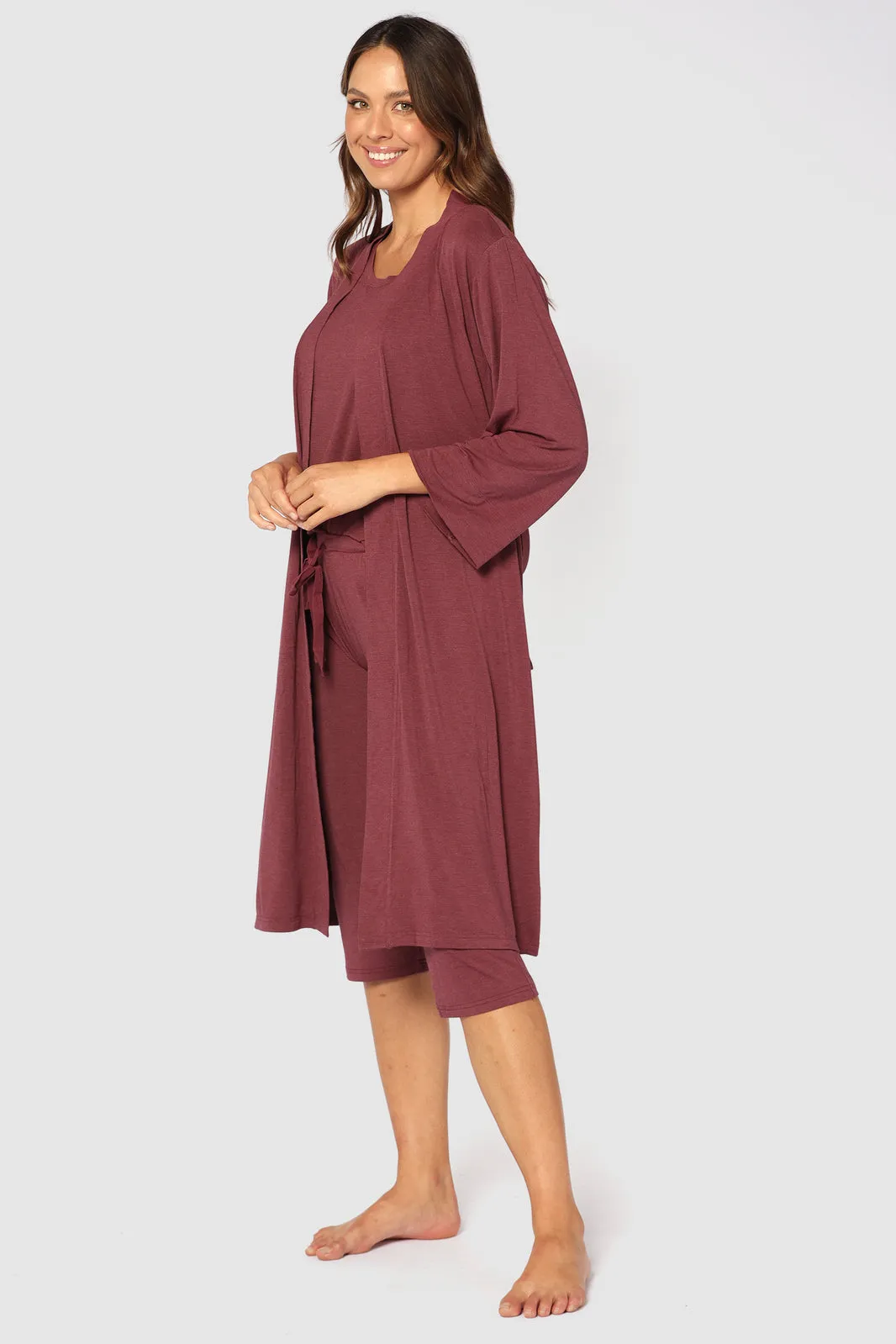 Sleepwear Robe - Burgundy