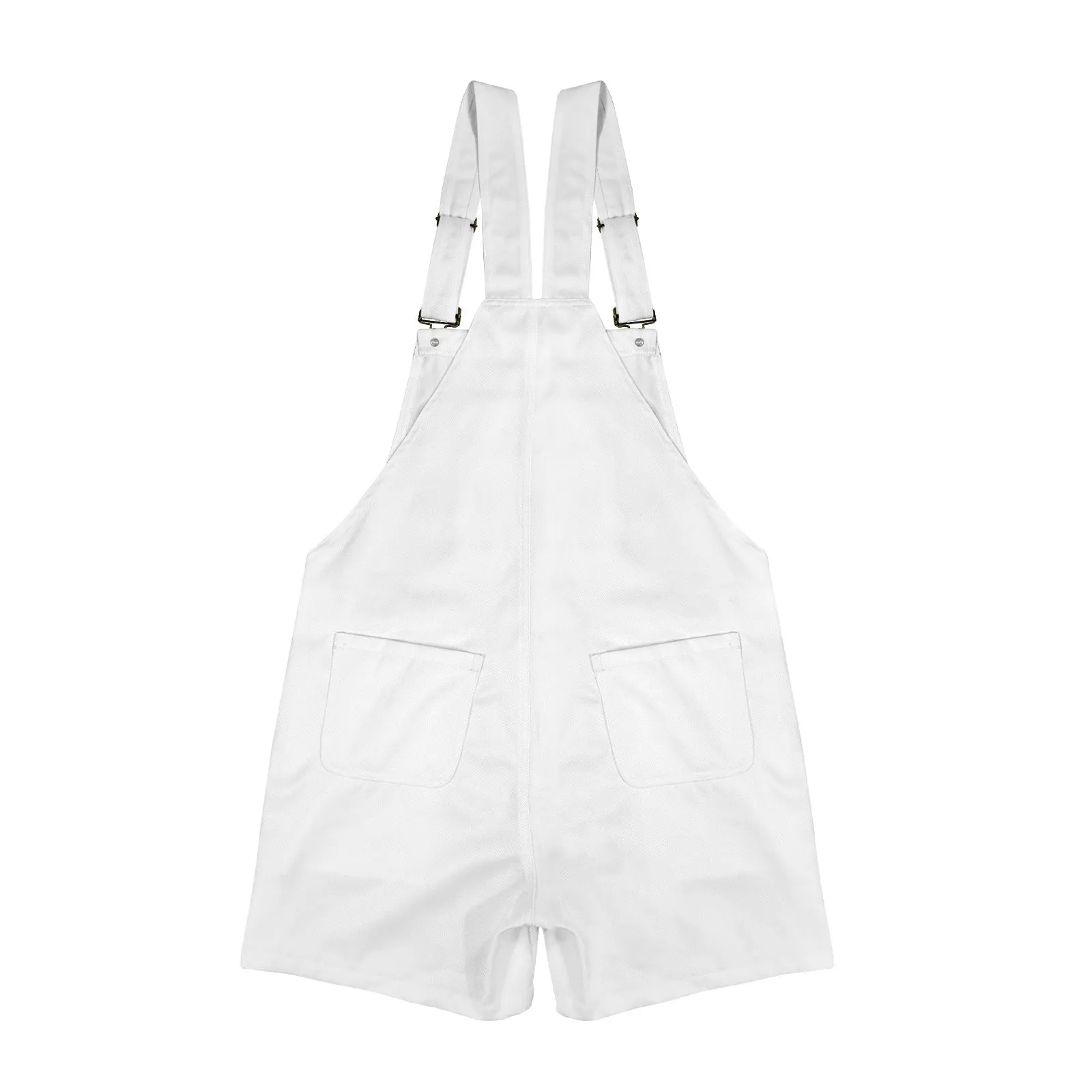 Snowman Smile Unisex Shorts Suspender Jumpsuit