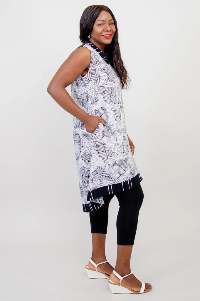 Solah Tunic, Mini Weave