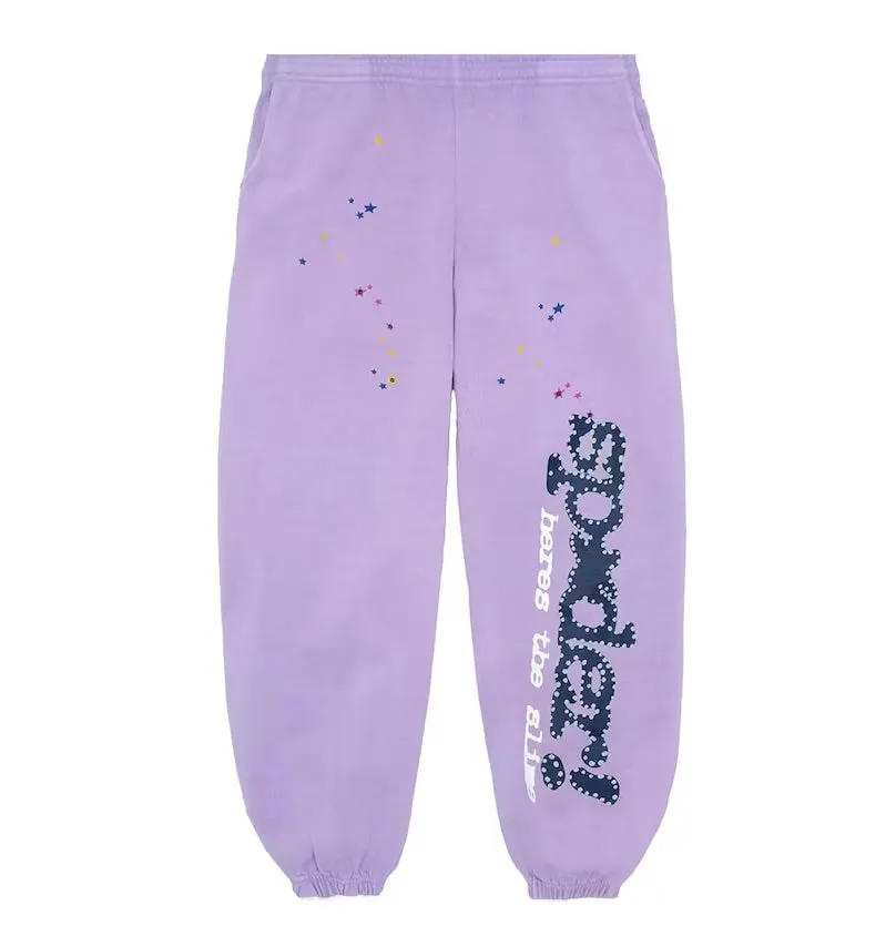 SP5DER ACAI SWEATPANTS PURPLE