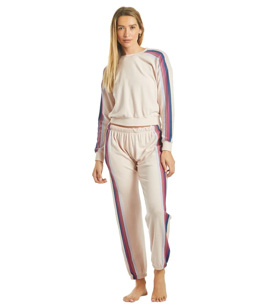 Spiritual Gangster Stripe Malibu Nights Sweatpants