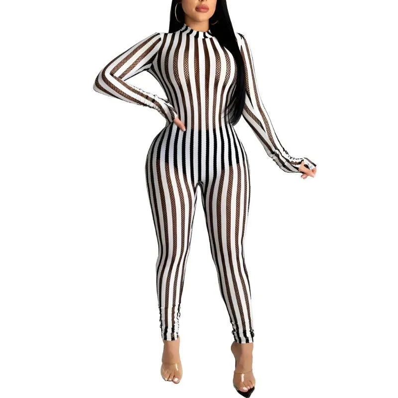 Striped Jumpsuit