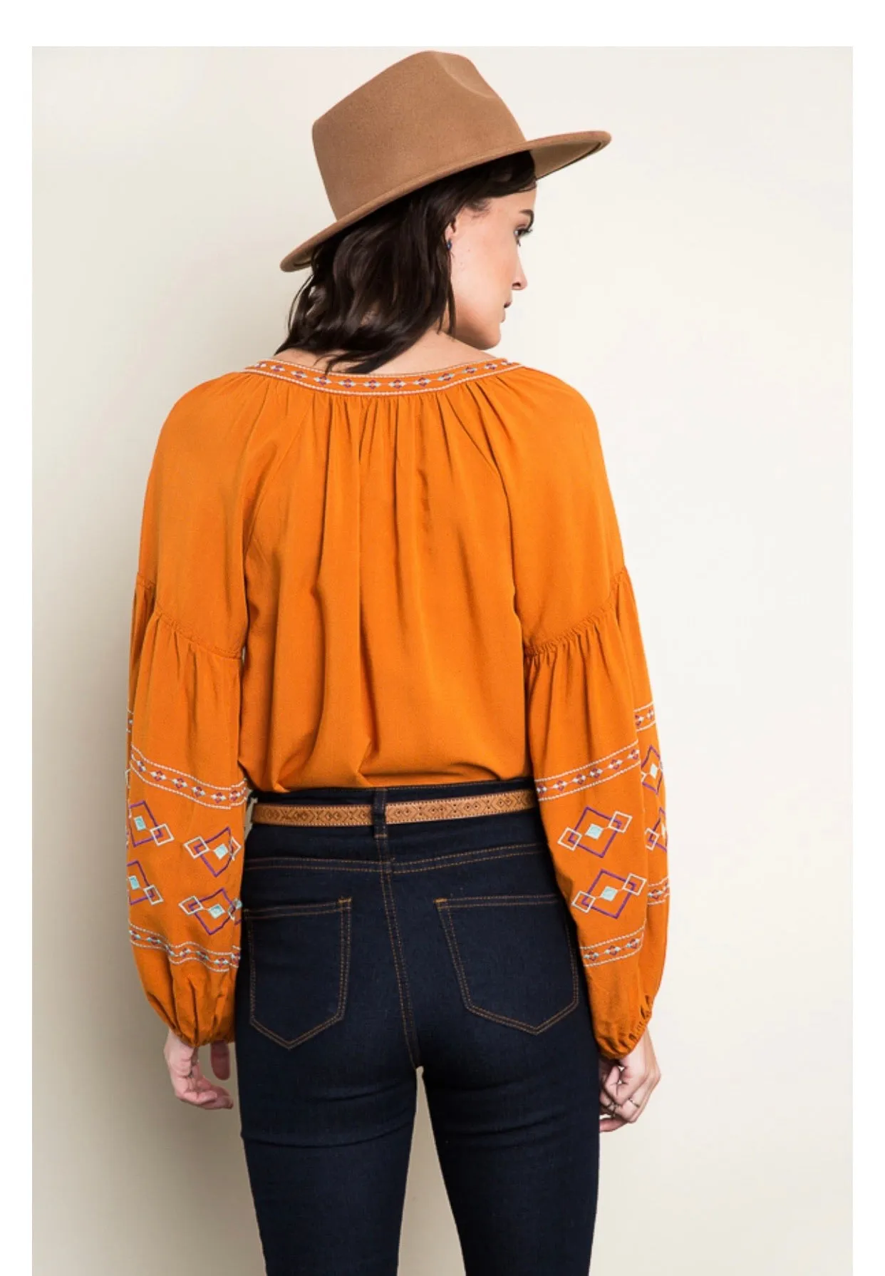 Sunny Southwestern Embroidered Tunic