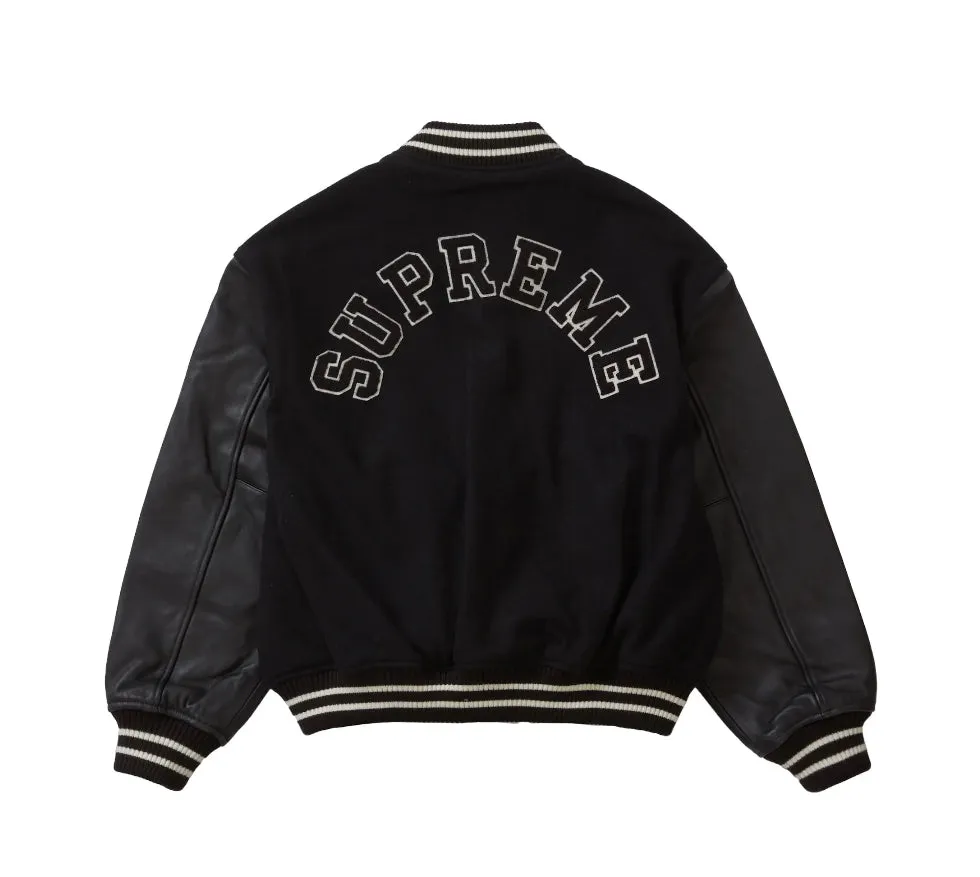 Supreme Tiger Varsity Jacket Black