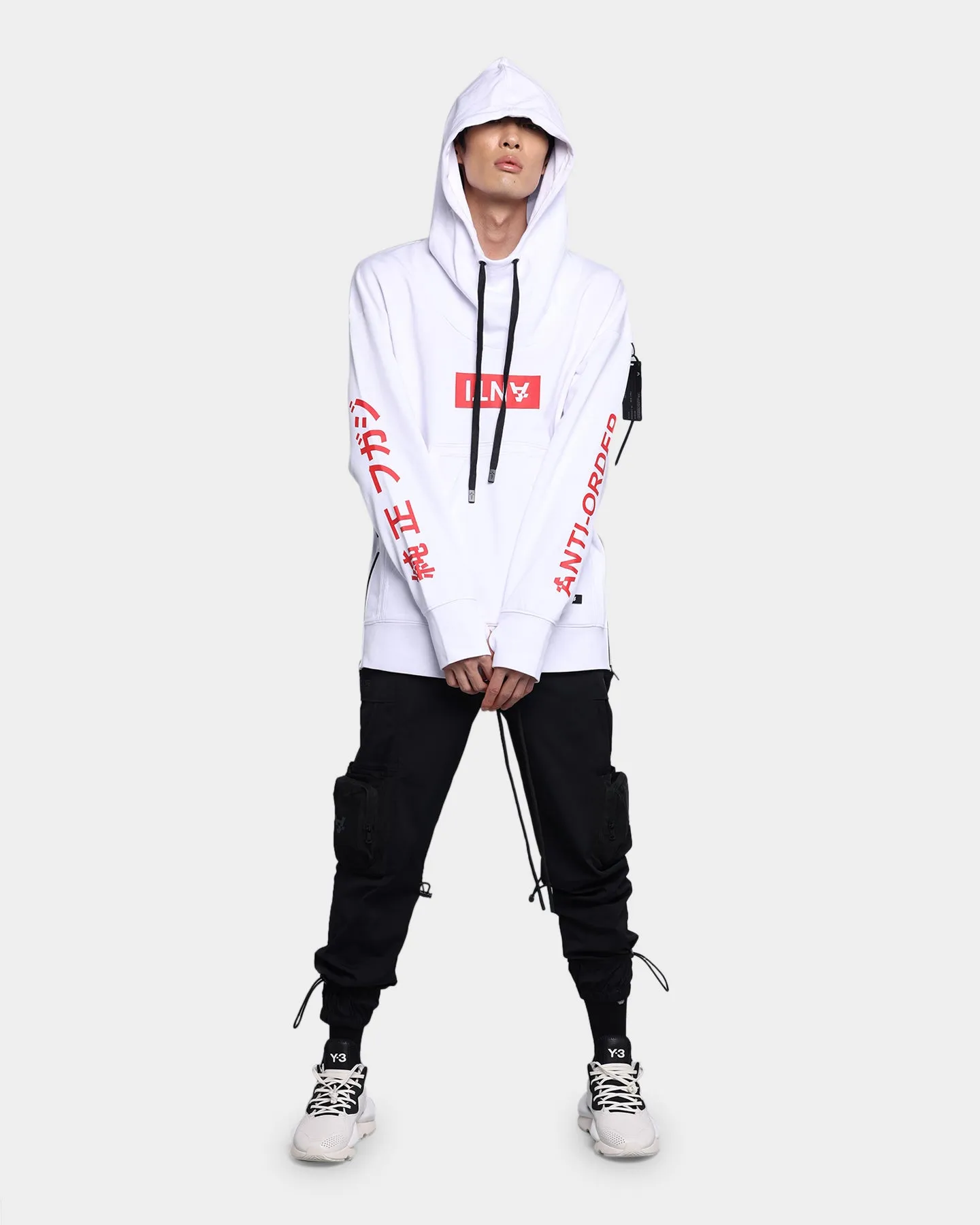 The Anti Order A10 Hyphen Hoodie White/Red