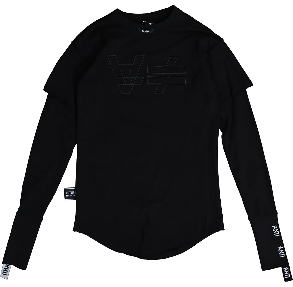 The Anti Order Future Symbolism Long Sleeve T-Shirt Black/Black