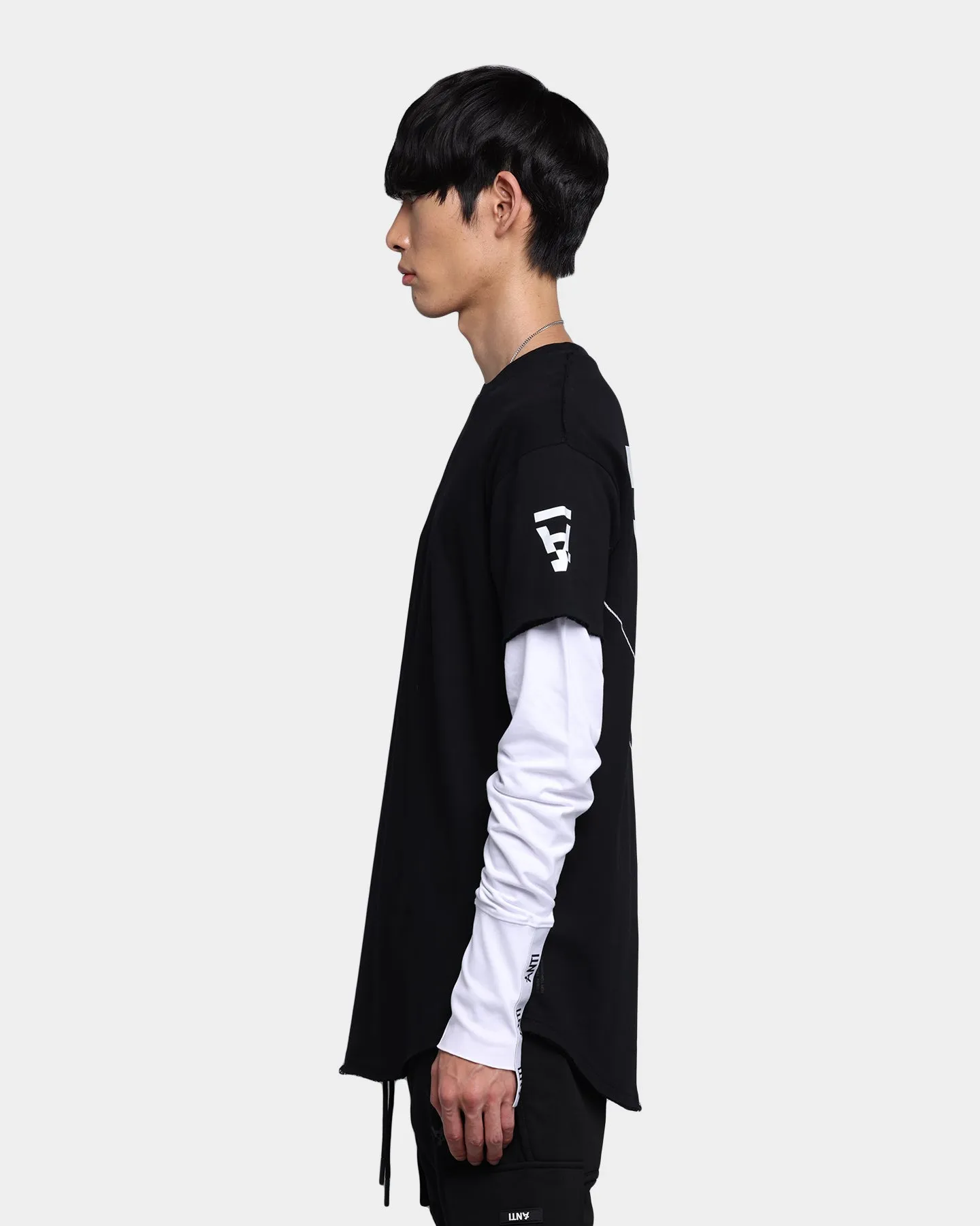 The Anti Order Hyphen ATD Long Sleeve T-Shirt Black/White