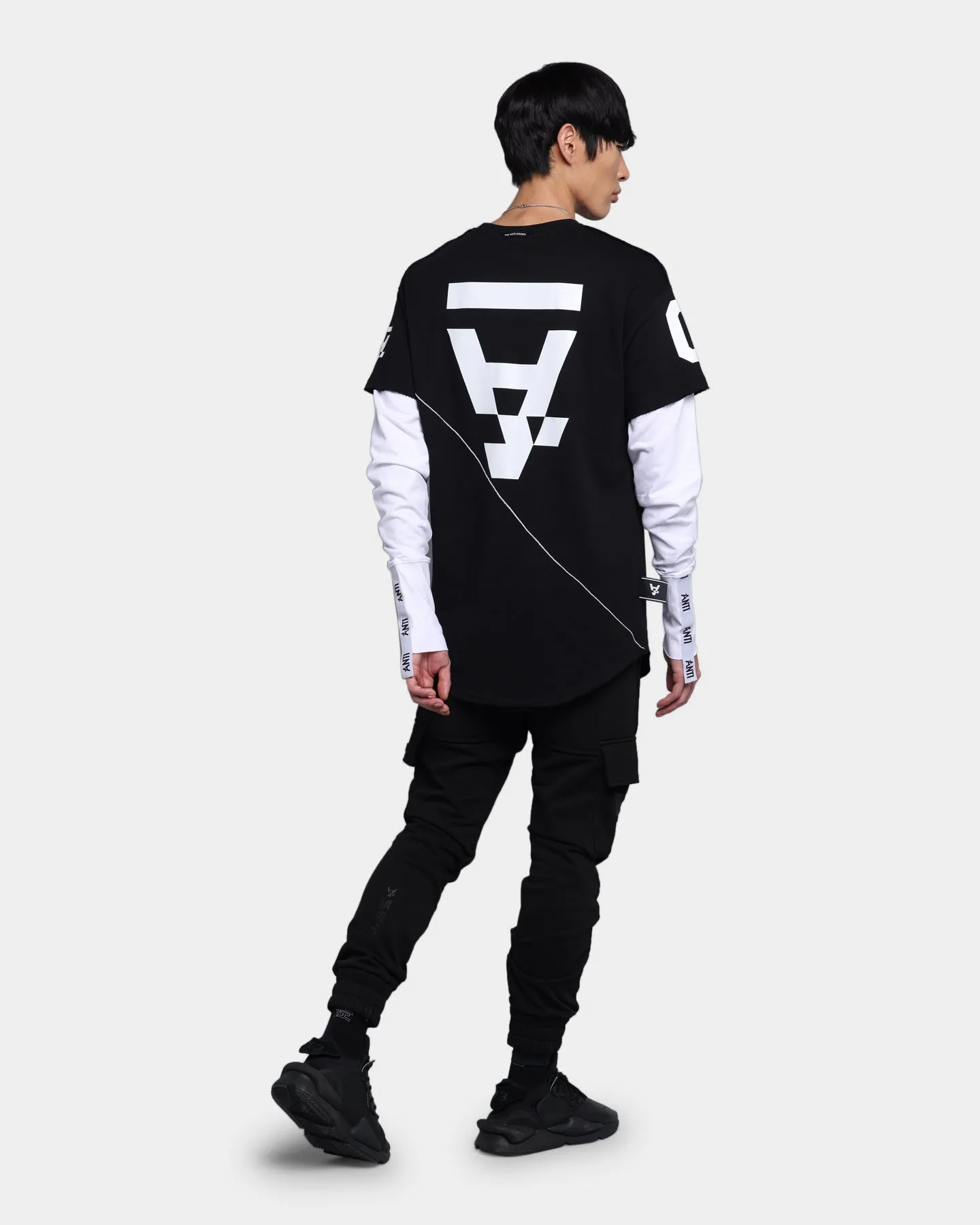 The Anti Order Hyphen ATD Long Sleeve T-Shirt Black/White