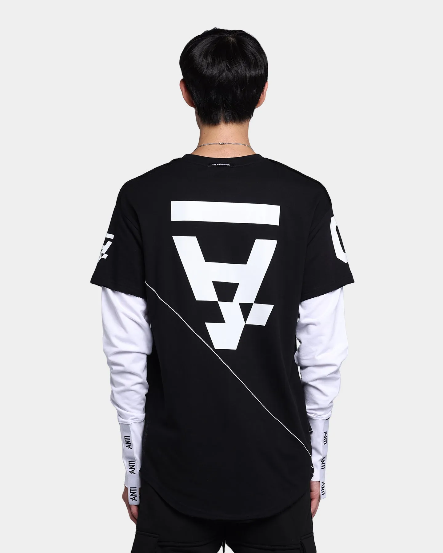 The Anti Order Hyphen ATD Long Sleeve T-Shirt Black/White