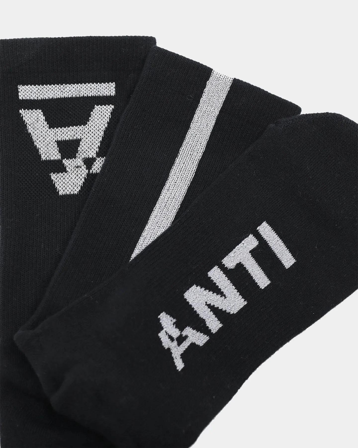 The Anti Order Hyphen ATD Reflective Sock Black/3M