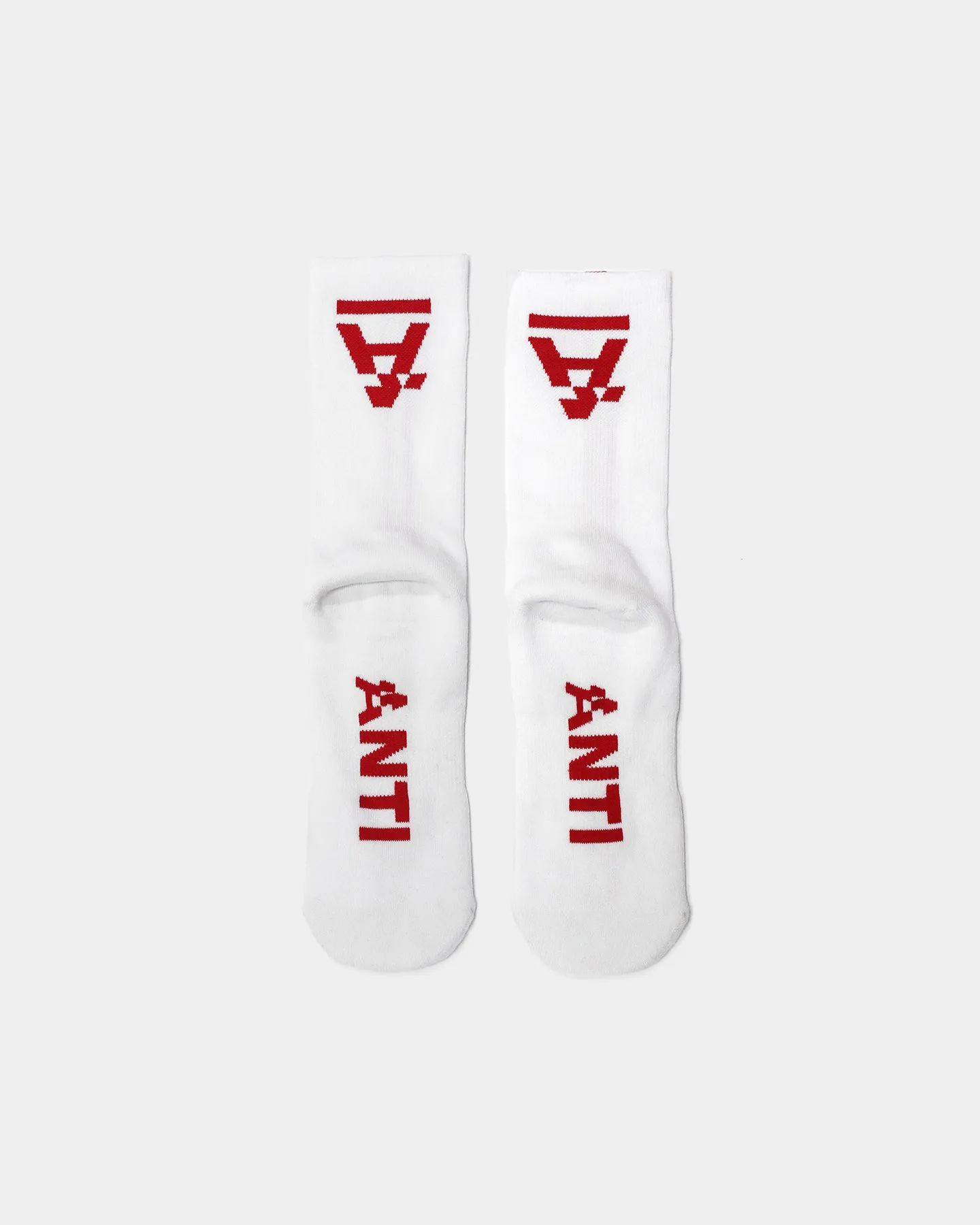 The Anti Order Hyphen ATD Sock White/Red