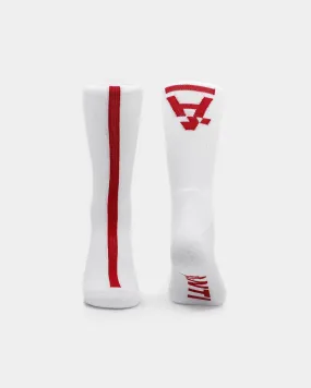 The Anti Order Hyphen ATD Sock White/Red