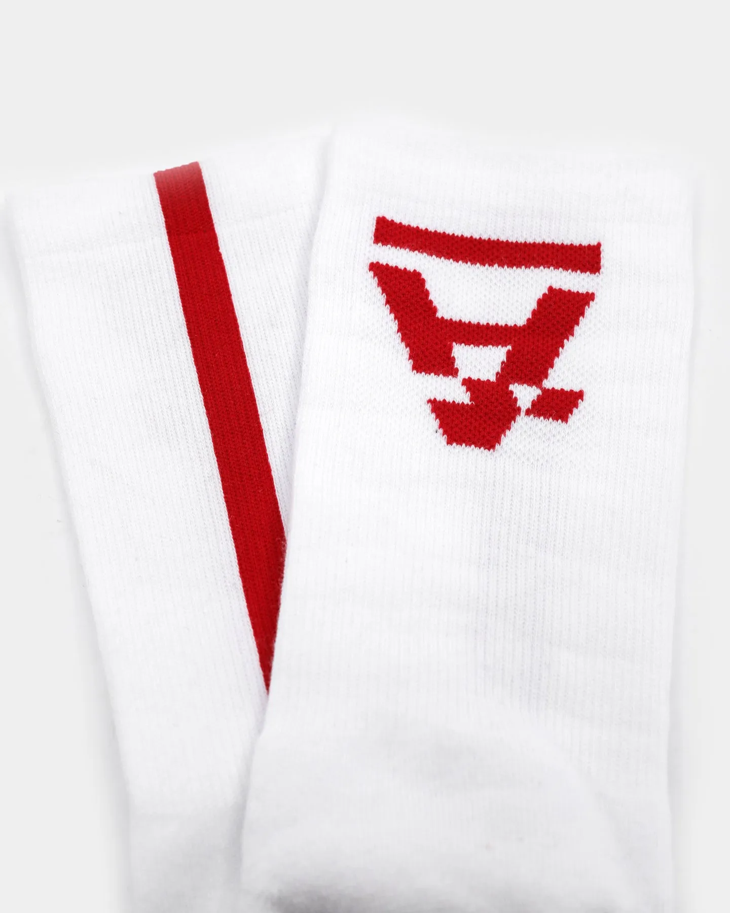 The Anti Order Hyphen ATD Sock White/Red