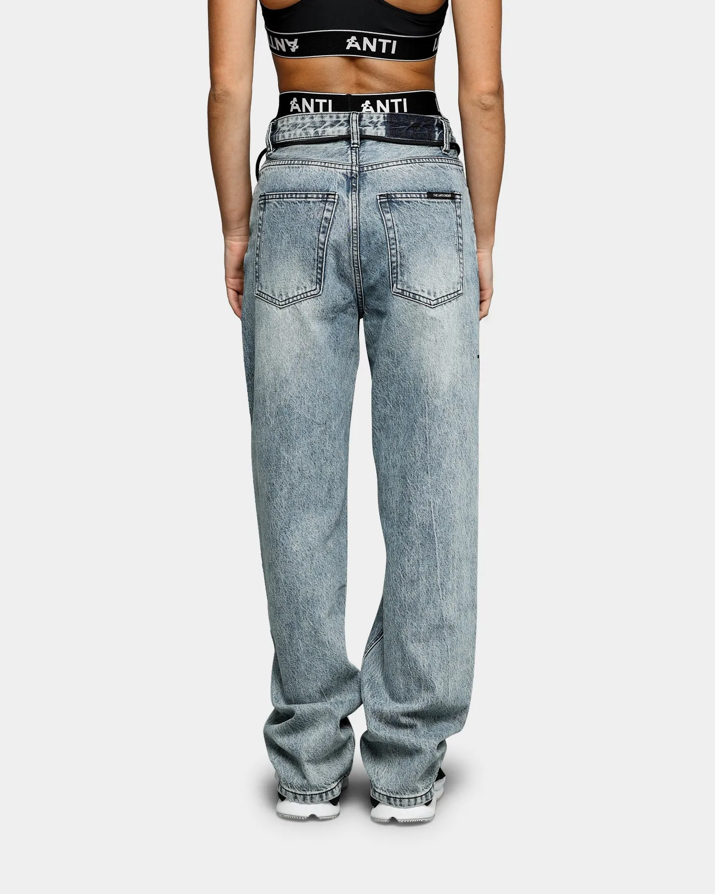 The Anti Order Women's Post Modern Relaxed Jean Bleached Blue