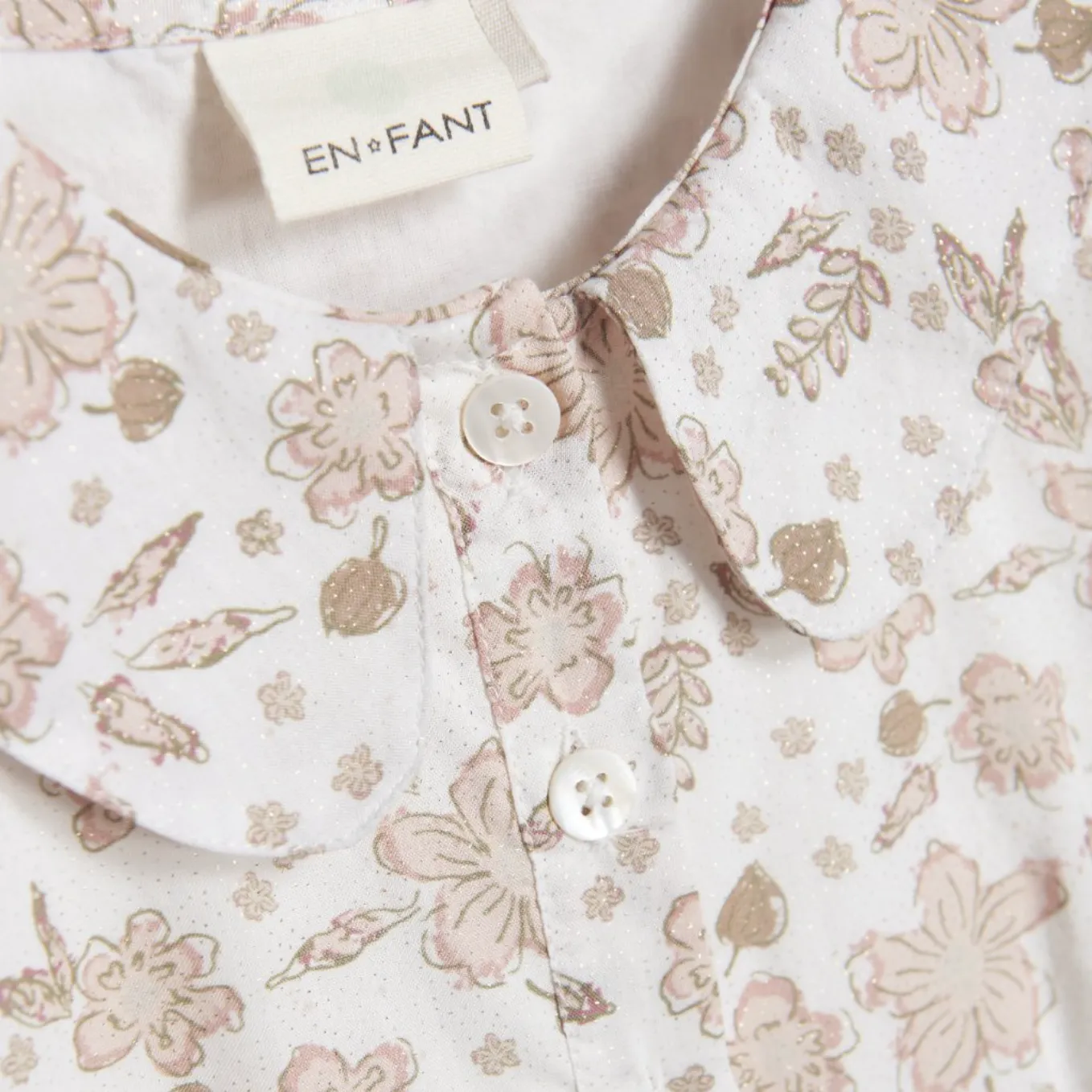 The Mae Woven Flower Shirt - KIDS