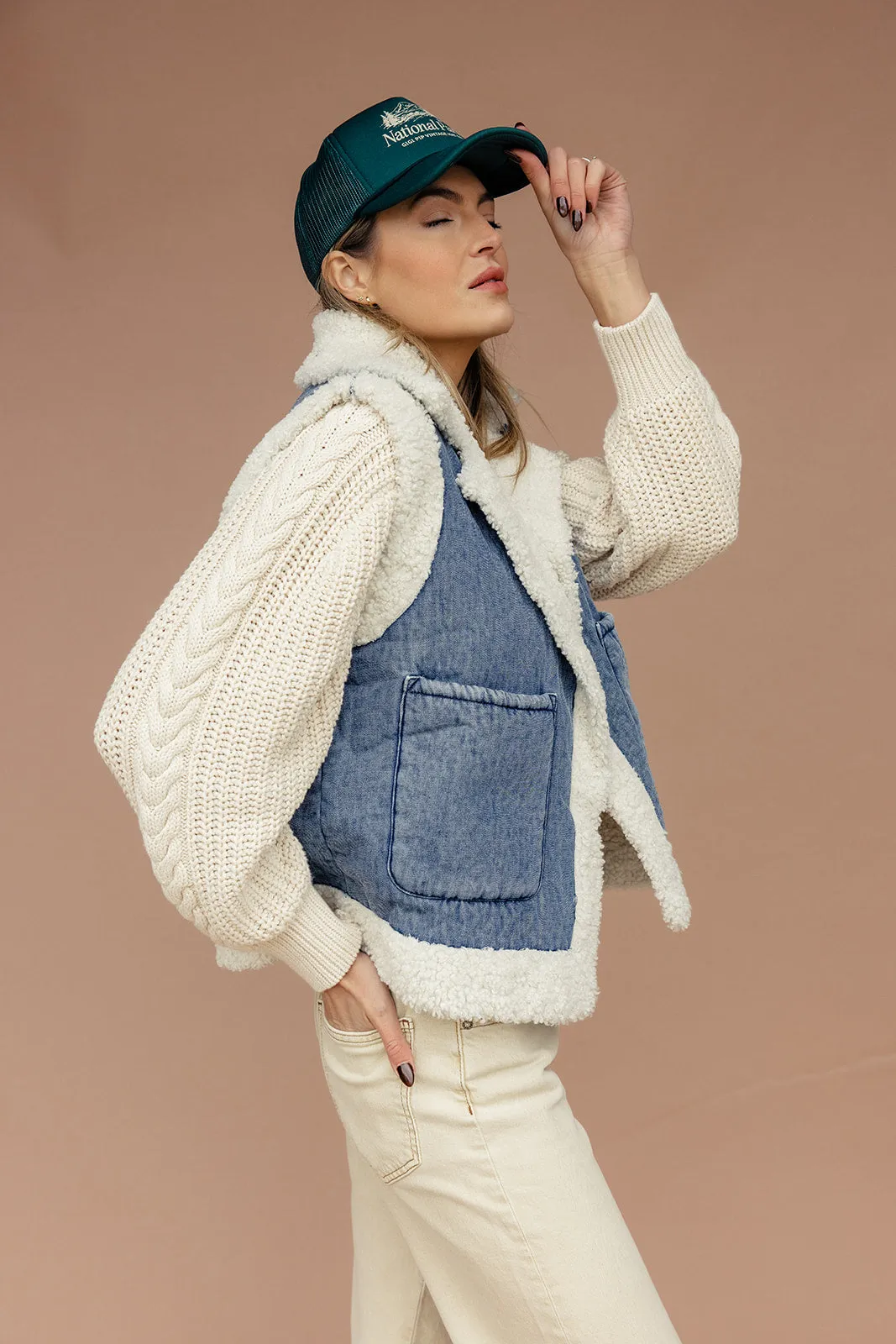 The Six Sherpa Vest