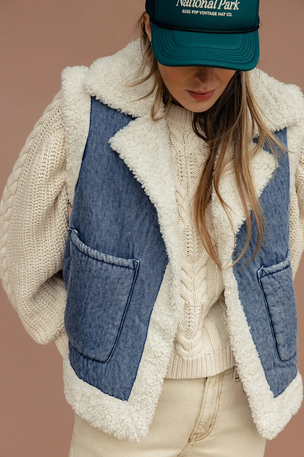 The Six Sherpa Vest