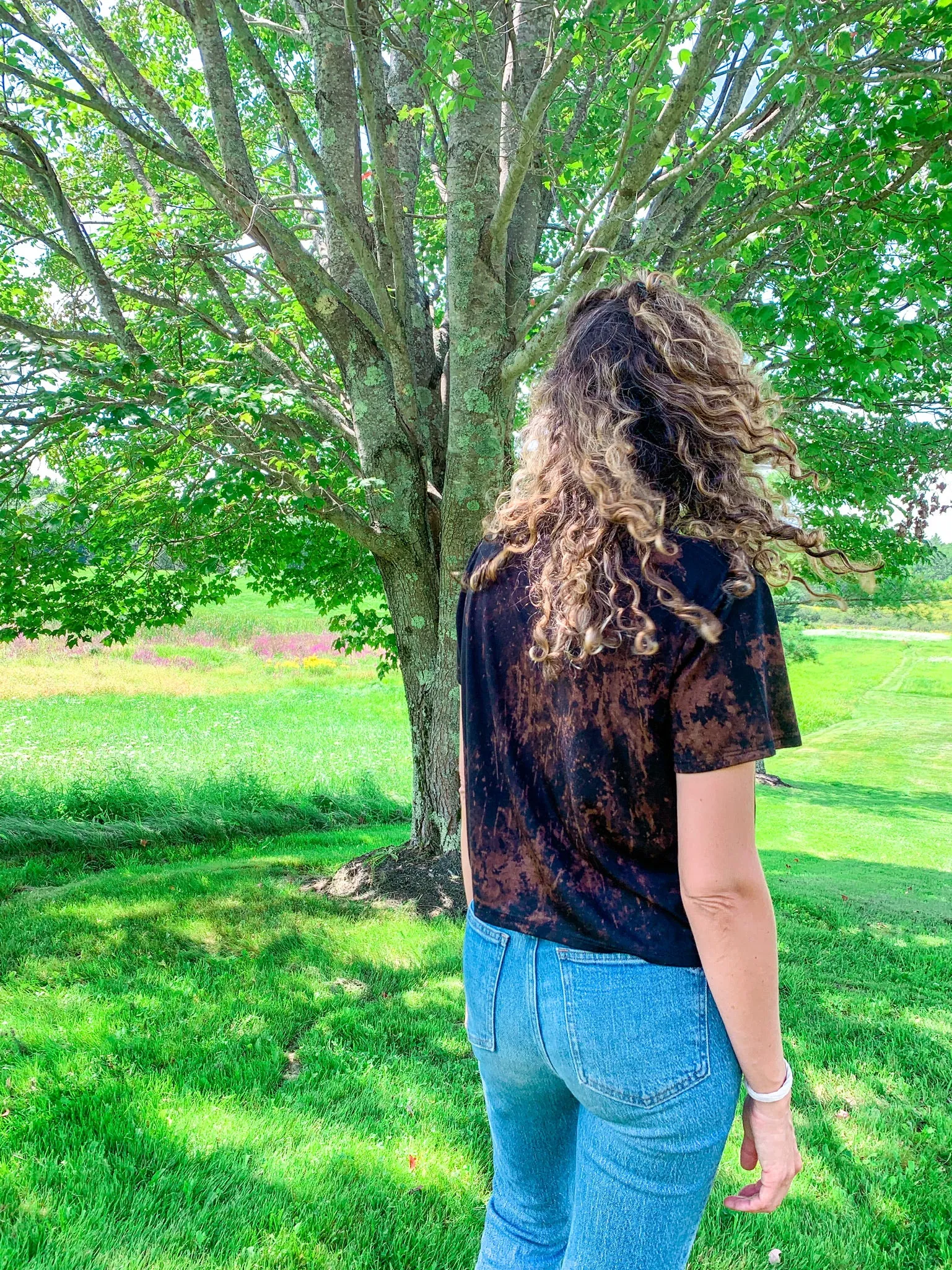 Tie Dye Crop Tee