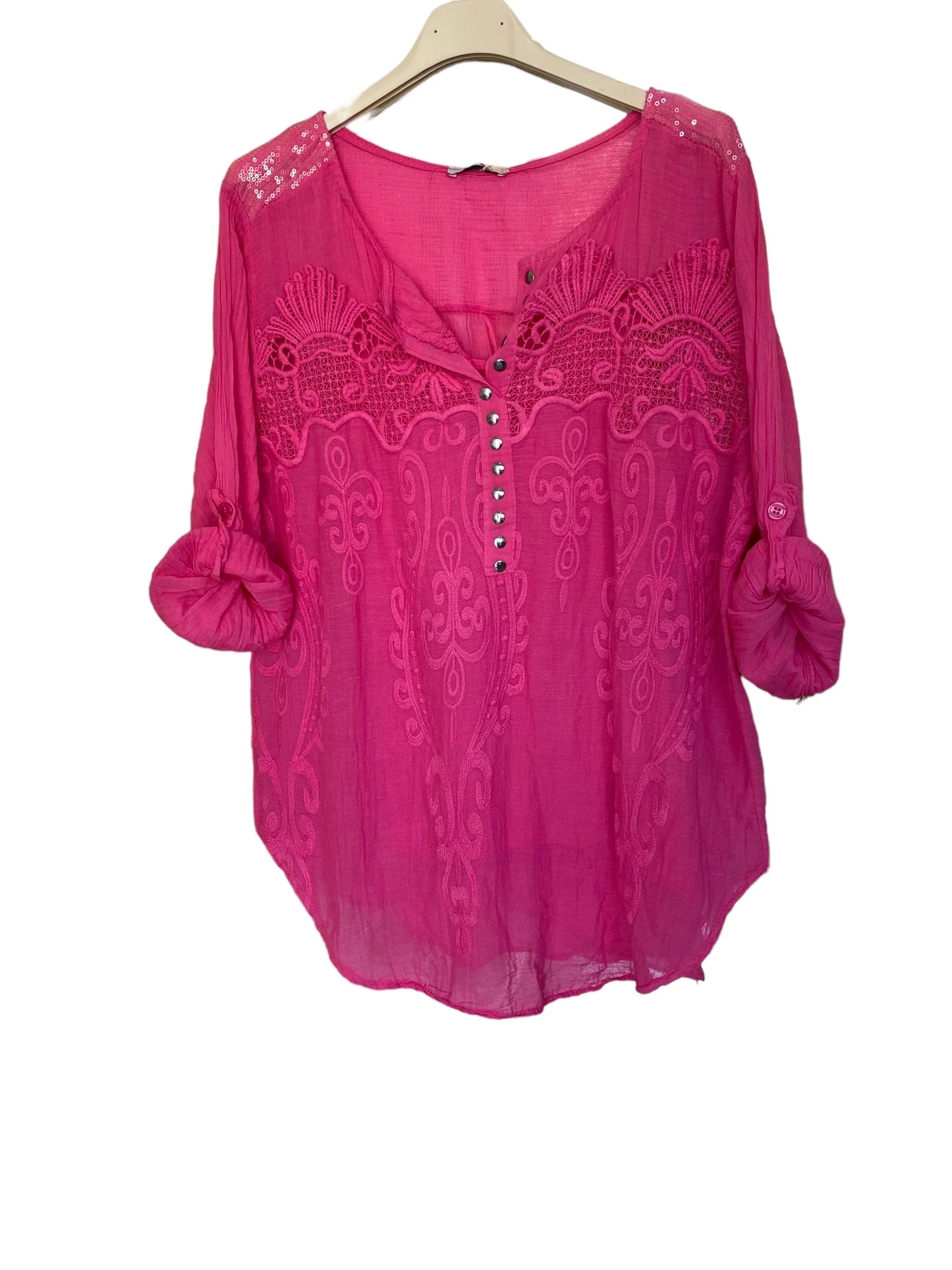 Tilley Blouse With Matching Vest (7 Colours)