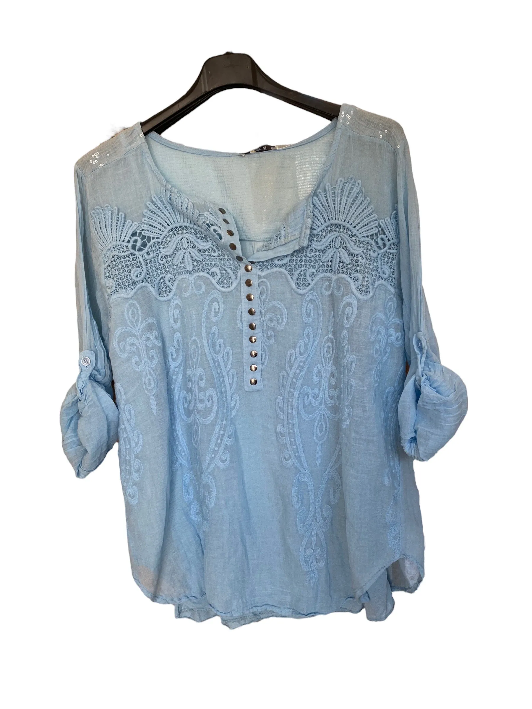 Tilley Blouse With Matching Vest (7 Colours)