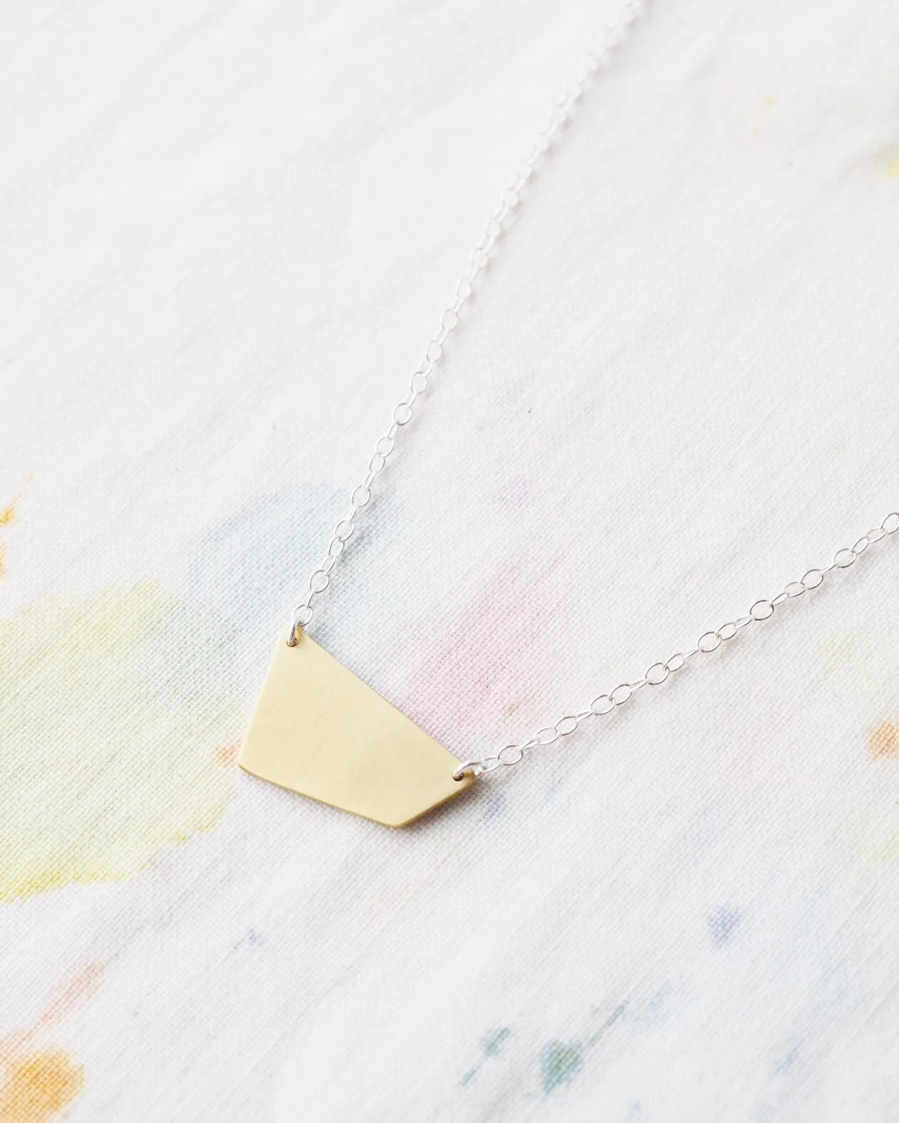 Tiny Geometric Necklace